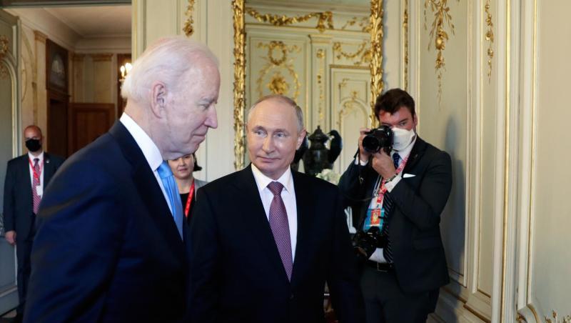 Das Treffen von US-Präsident Joe Biden (l) und Russlands Präsident Wladimir Putin fand in der abgeschirmten Villa La Grange am Genfersee statt. Das Treffen von US-Präsident Joe Biden (l) und Russlands Präsident Wladimir Putin fand in der abgeschirmten Villa La Grange am Genfersee statt.