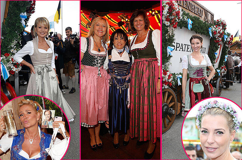 Regine Sixt hat wieder zur traditionellen Damen-Wiesn eingeladen. Sehen Sie alle Bilder aus dem Marstall-Zelt in der Bilderstrecke!