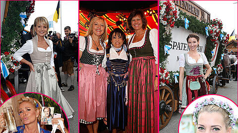 Regine Sixt hat wieder zur traditionellen Damen-Wiesn eingeladen. Sehen Sie alle Bilder aus dem Marstall-Zelt in der Bilderstrecke!