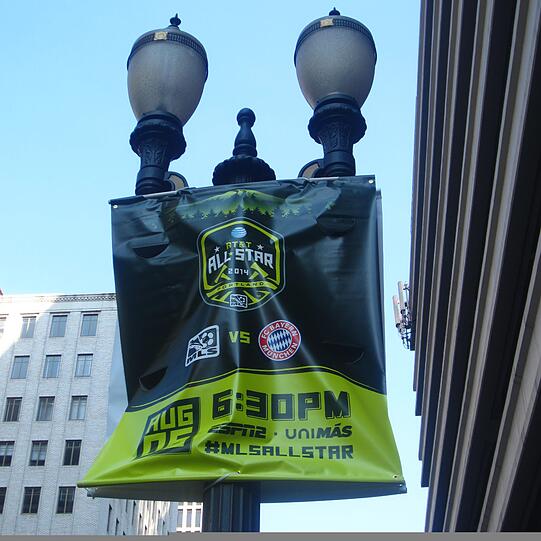 Die Bayern sind in Portland gelandet. Impressionen vor dem Spiel gegen das MLS-Allstar-Team am Pionier Square.