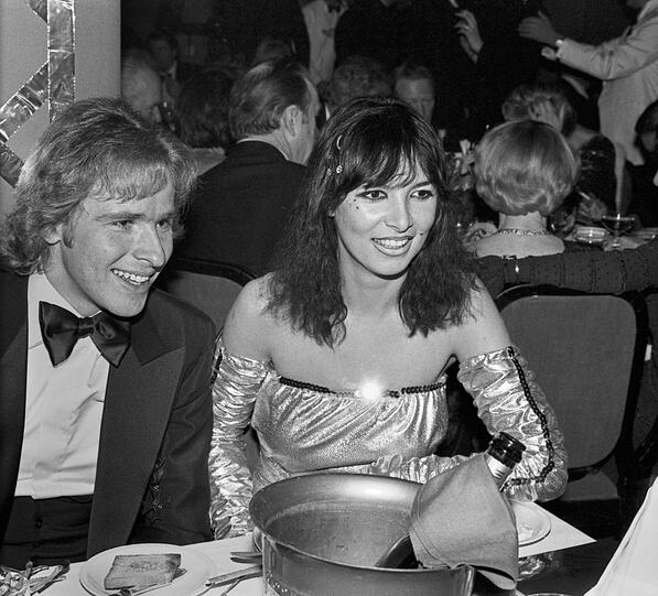 Thomas Gottschalk und seine Thea im Bayerischen Hof 1979