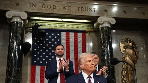 Jüngste Aussagen von Donald Trump werden gedeutet, dass der US-Präsident selbst eine Rezession nicht mehr ausschließt. (Archivbild)