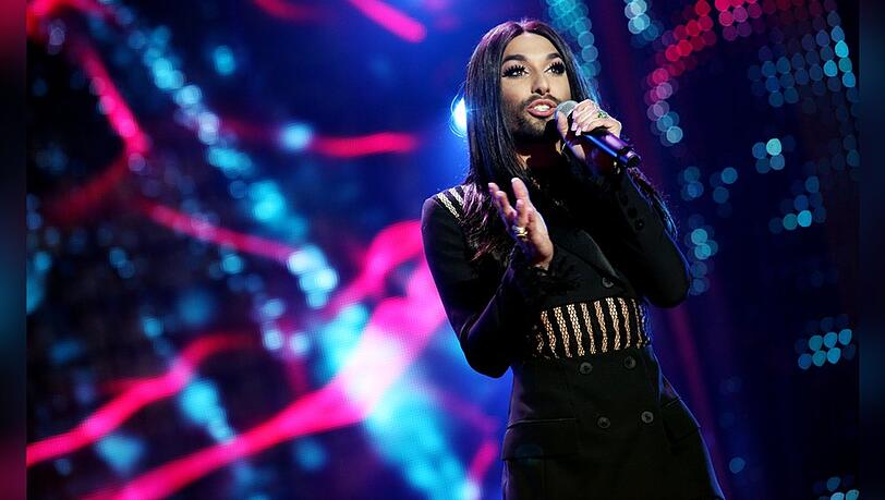 Conchita Wurst bei einem Auftritt.