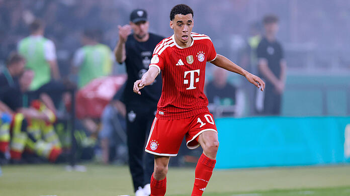 Vorbereitung in München statt Asien-Tour: Bayern-Star Jamal Musiala. Vorbereitung in München statt Asien-Tour: Bayern-Star Jamal Musiala.