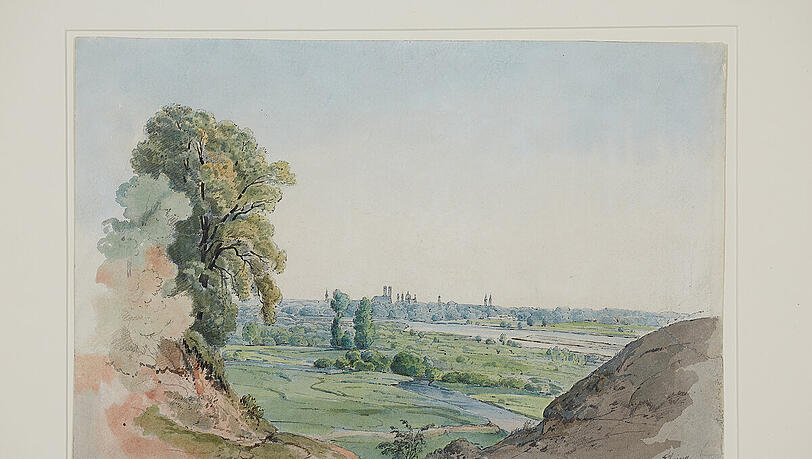"Föhring 19. August 1848" hat der Künstler sein Bild genannt. "Föhring 19. August 1848" hat der Künstler sein Bild genannt.
