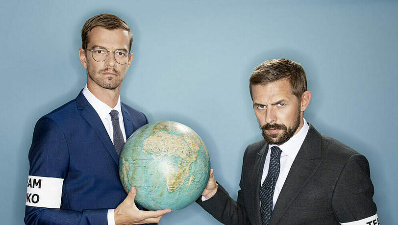 "Das Duell um die Welt - Team Joko gegen Team Klaas": "Das Duell um die Welt - Team Joko gegen Team Klaas":