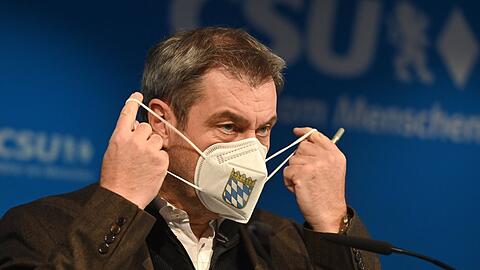 Markus Söder wurde positiv auf das Coronavirus getestet.