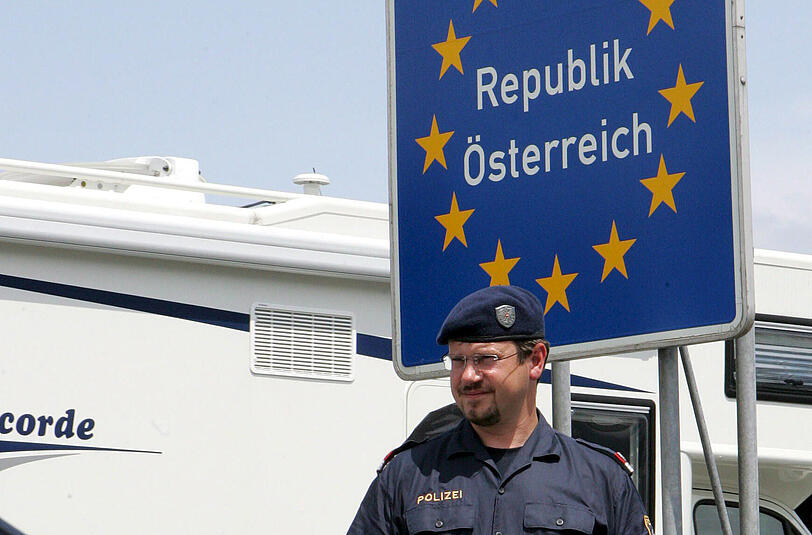 Österreich führt am Mittwoch Grenzkontrollen ein (Archivbild).