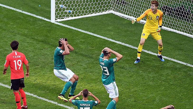 Verzweiflung pur: Deutschland scheitert bei dem WM in Russland an Südkorea. Verzweiflung pur: Deutschland scheitert bei dem WM in Russland an Südkorea.