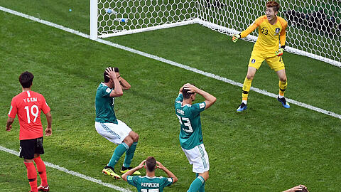 Verzweiflung pur: Deutschland scheitert bei dem WM in Russland an Südkorea.