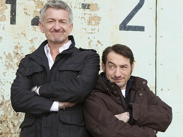 Dominic Raacke und Boris Aljinovic (re.)