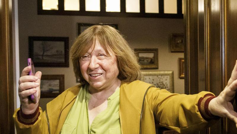 Swetlana Alexijewitsch, belarussische Literaturnobelpreisträgerin von 2015.