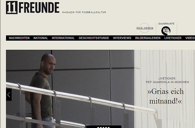 Pep ist da - das schreibt die Presse