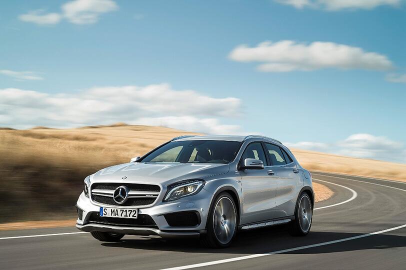 Kräftiges Kompakt-SUV: Der GLA 45 AMG leistet 265 kW/360 PS.