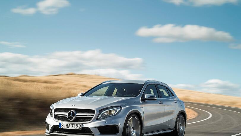 Kräftiges Kompakt-SUV: Der GLA 45 AMG leistet 265 kW/360 PS. Kräftiges Kompakt-SUV: Der GLA 45 AMG leistet 265 kW/360 PS.