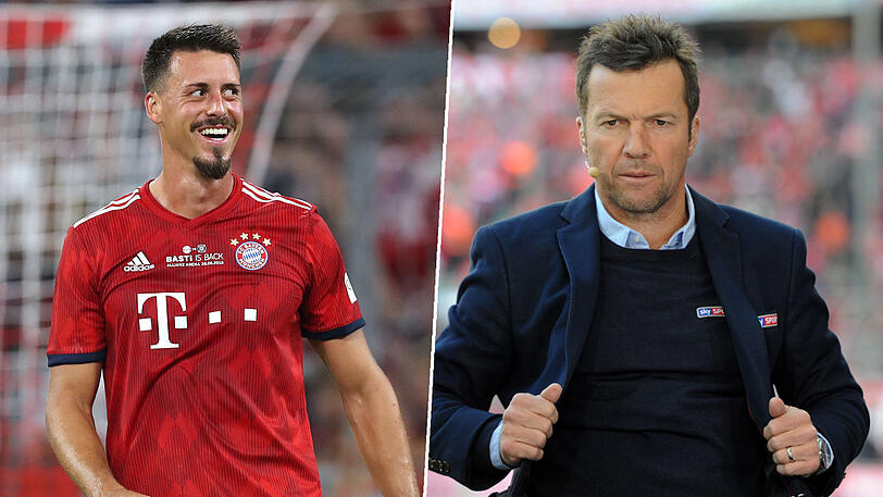 Bayern-Star und Fürsprecher: Sandro Wagner (li.) und Lothar Matthäus.
