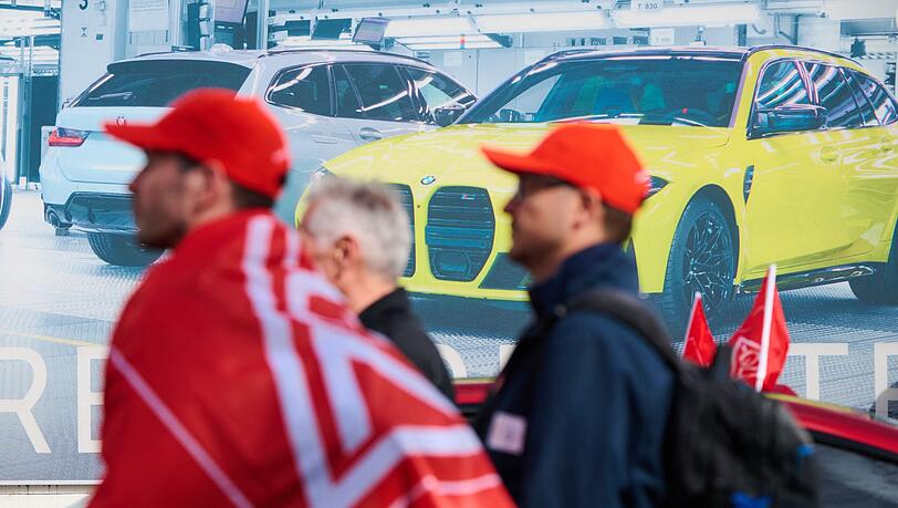 In München wurde bei BMW demonstriert. In München wurde bei BMW demonstriert.