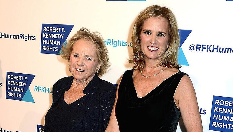 Ethel Kennedy mit ihrer Tochter Kerry im Jahr 2014.