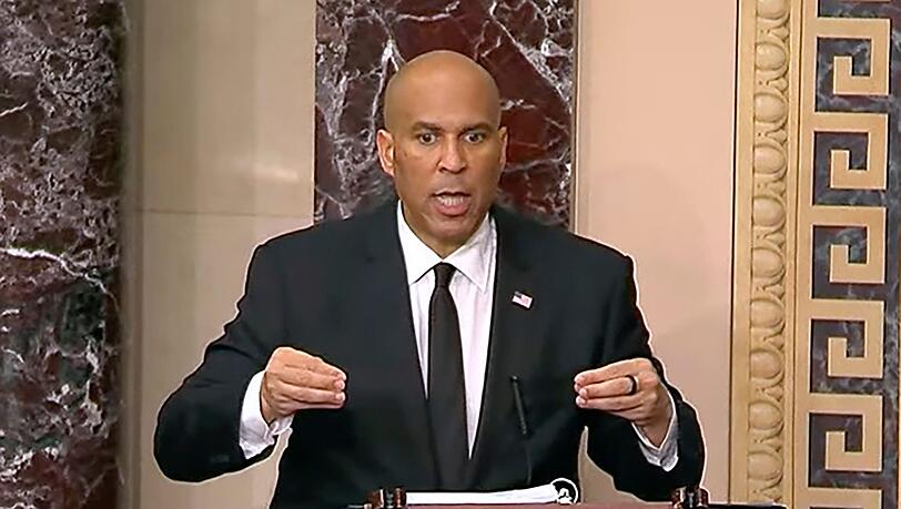 Mit seiner Marathonrede hat sich Cory Booker in den Geschichtsbüchern verewigt.