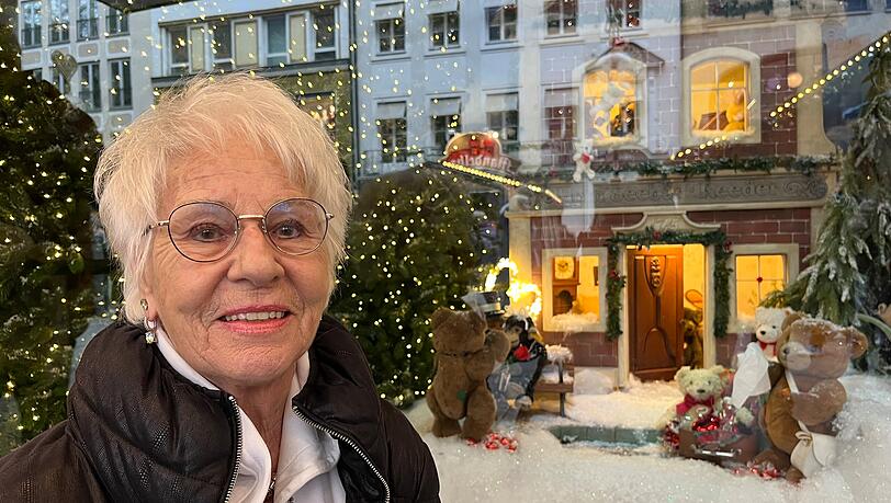 Verschenkt Steiff an ihre Urenkel: Christine Aumer (77). Verschenkt Steiff an ihre Urenkel: Christine Aumer (77).