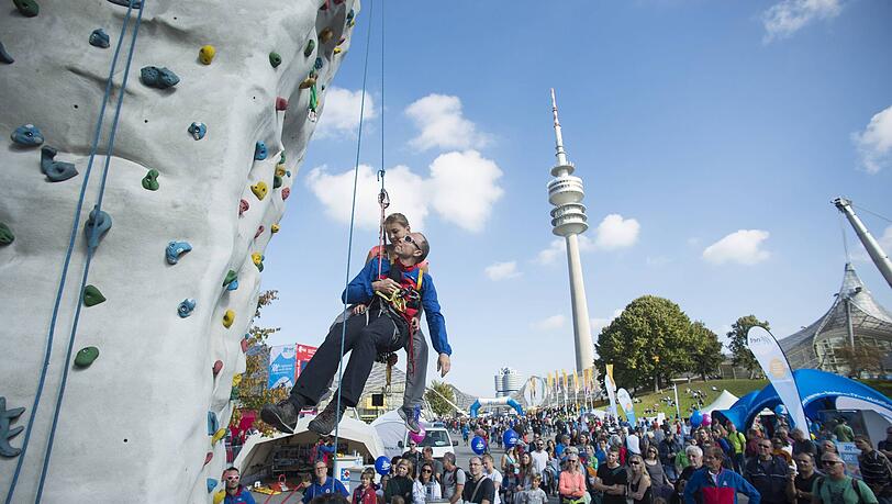 Viel zu sehen gibts Outdoorsportfestival, vor allem aus der H&ouml;he.