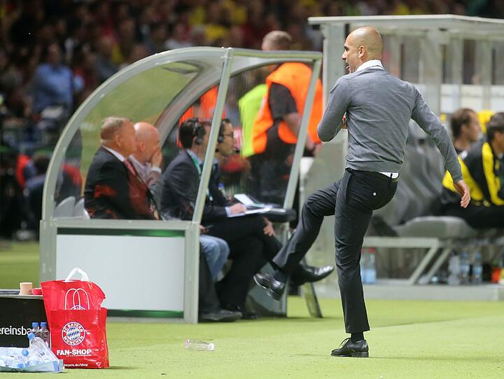 Frust pur: Pep Guardiola.