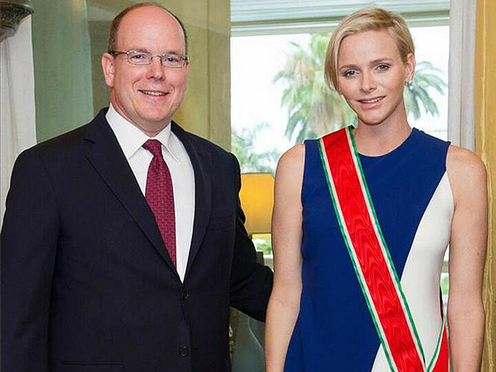 Das Fürstenpaar von Monaco: Albert II. und seine Frau Charlene