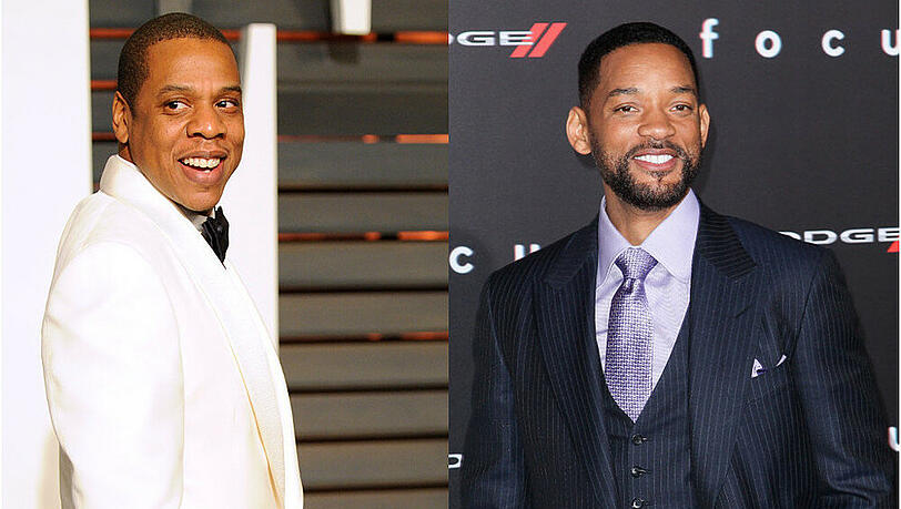 Jay Z und Will Smith sind ein eingespieltes Team: 2014 produzierten sie gemeinsam das Remake "Annie" Jay Z und Will Smith sind ein eingespieltes Team: 2014 produzierten sie gemeinsam das Remake "Annie"