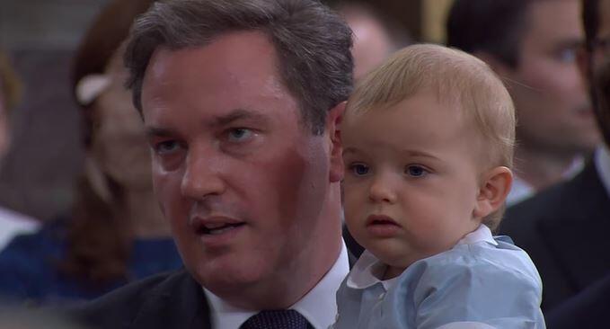 Chris O'Neill mit Söhnchen Nicolas