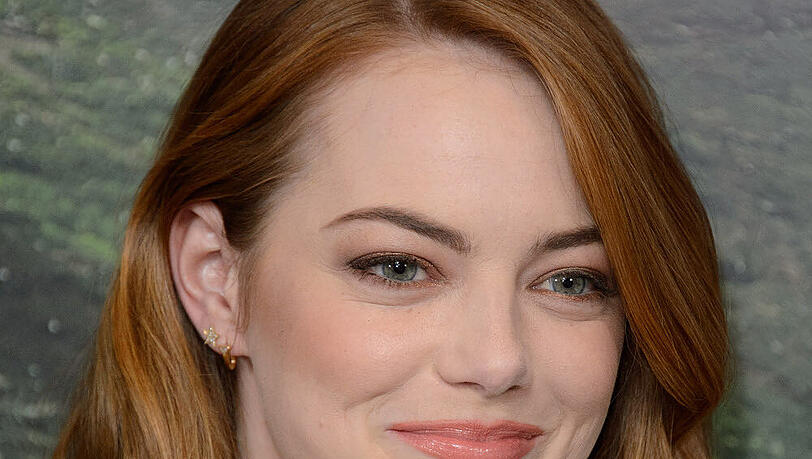 Emma Stone verleiht mit etwas Rouge ihrem rundlichen Gesicht eine kantigere Form Emma Stone verleiht mit etwas Rouge ihrem rundlichen Gesicht eine kantigere Form