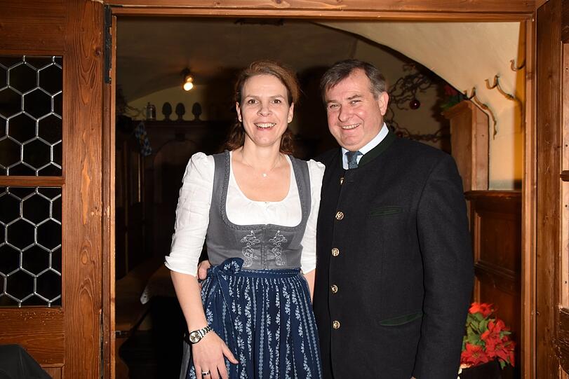 Lorenz Stiftl mit Ehefrau Christine.