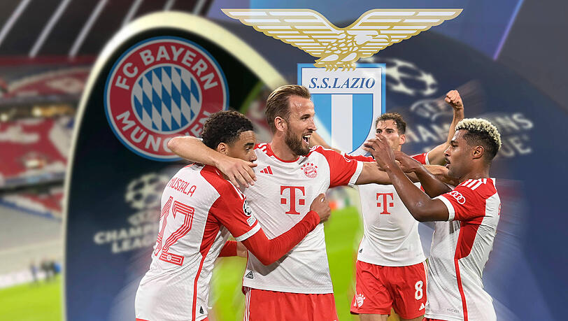 Wollen Lazio Rom nicht unterschätzen: Die Stars des FC Bayern um Harry Kane.