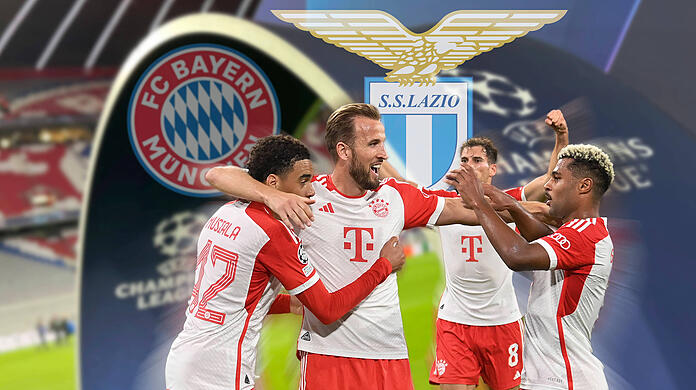 Wollen Lazio Rom nicht unterschätzen: Die Stars des FC Bayern um Harry Kane.