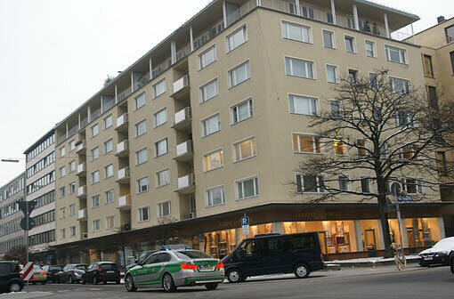 Streit um Feier-Banane: In diesem Haus in der Ottostraße befindet sich die Wohnung der Klägerin.