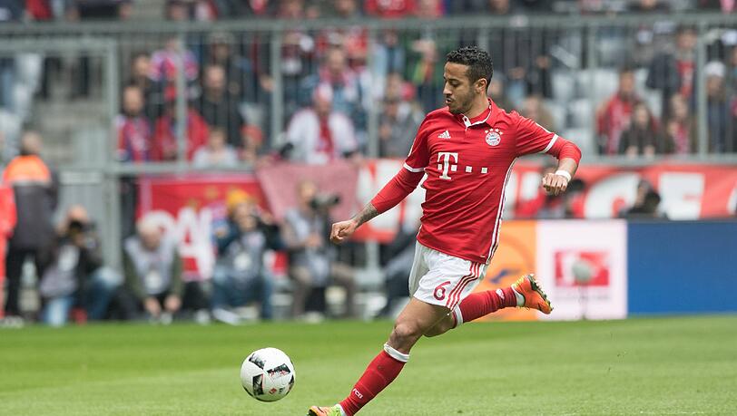 Thiago hadert mit dem Remis gegen Mainz. Thiago hadert mit dem Remis gegen Mainz.