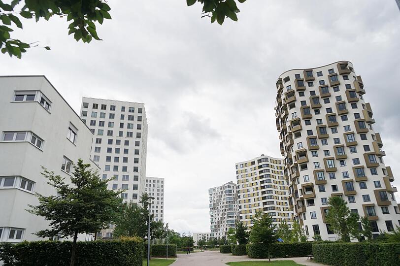 Das Quartier "Südseite" in Obersendling kennen viele nur vom Vorbeifahren.