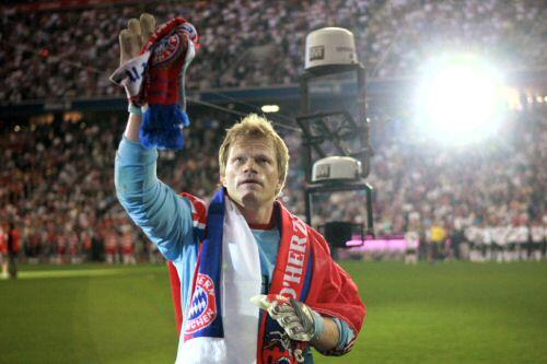 Oliver Kahn bei seinem Abschiedsspiel mit dem FC Bayern gegen die Nationalelf am 2. September in München