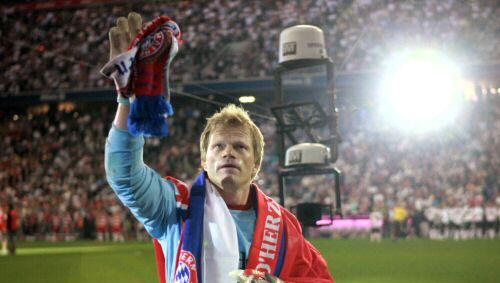 Oliver Kahn bei seinem Abschiedsspiel mit dem FC Bayern gegen die Nationalelf am 2. September in München Oliver Kahn bei seinem Abschiedsspiel mit dem FC Bayern gegen die Nationalelf am 2. September in München