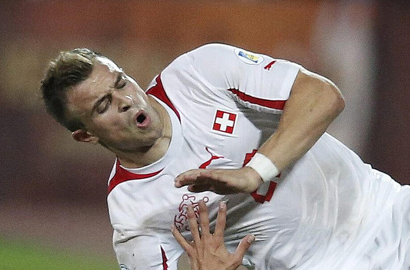 Fällt wegen einem Muskelbündelriss am Oberschenkel voraussichtlich für sechs Wochen aus: Xherdan Shaqiri.