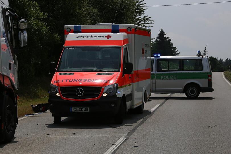 Durch die Wucht des Aufpralls wurde das Motorrad des Haageners regelrecht pulverisiert.