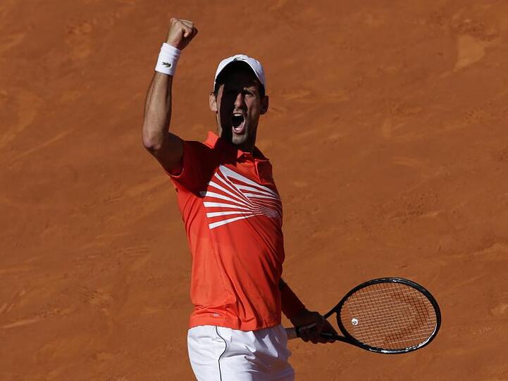 Steht im Finale von Madrid: Novak Djokovic.