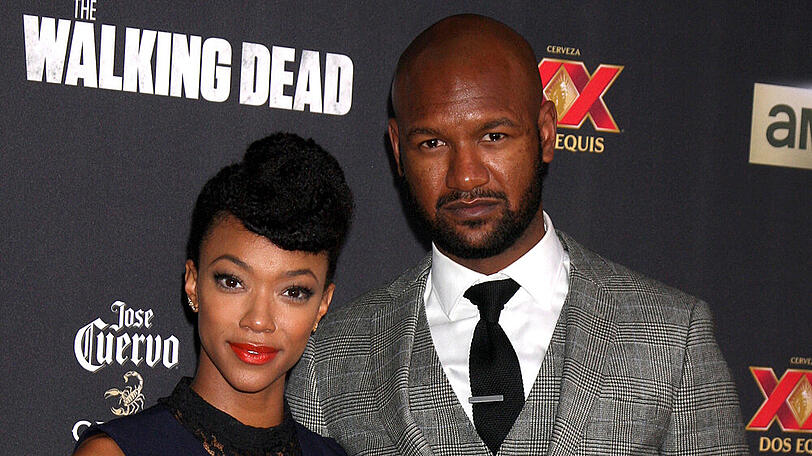 Sonequa Martin-Green mit ihrem Ehemann Kenric Green.