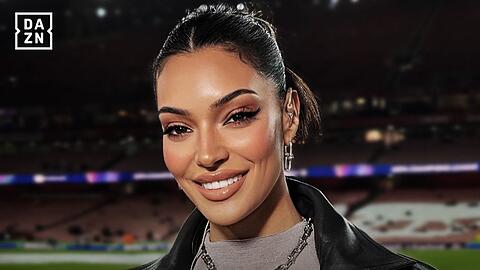Valentina Maceri moderiert schon am Samstag bei Dazn die Bundesliga-Konferenz.