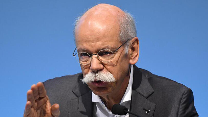 Daimler-Chef Dieter Zetsche bei der Jahrespressekonferenz des Konzerns.