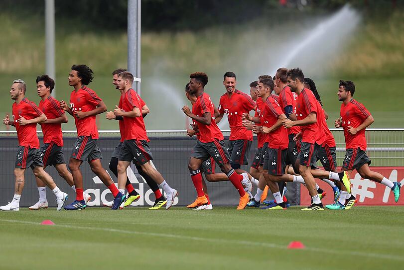 Die Profis des FC Bayern