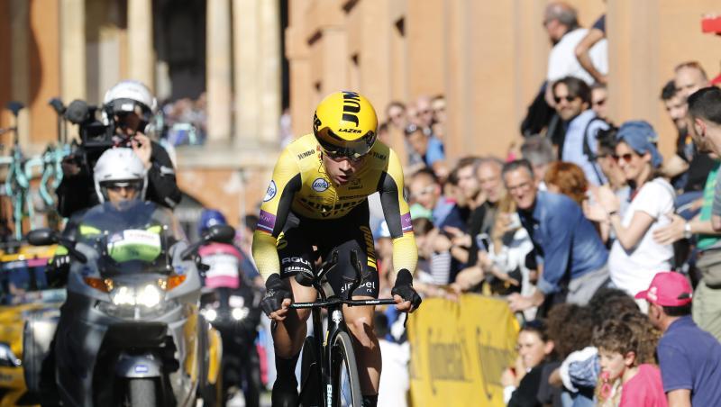 Primoz Roglic war beim Auftaktzeitfahren des Giro d’Italia der Schnellste. Primoz Roglic war beim Auftaktzeitfahren des Giro d’Italia der Schnellste.