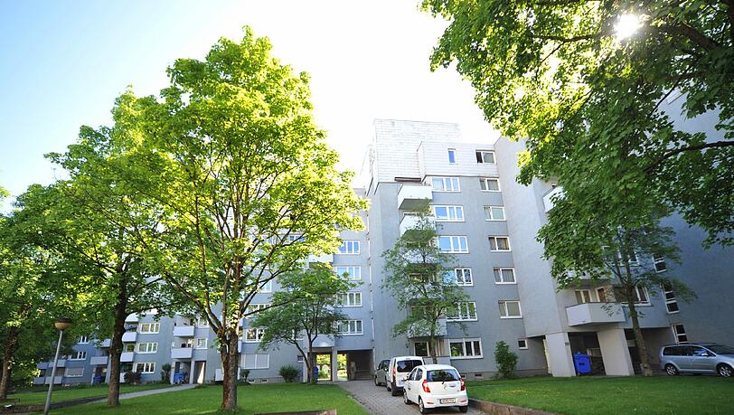 Ein Haus der GBW am Karl-Marx-Ring in Neuperlach Ein Haus der GBW am Karl-Marx-Ring in Neuperlach