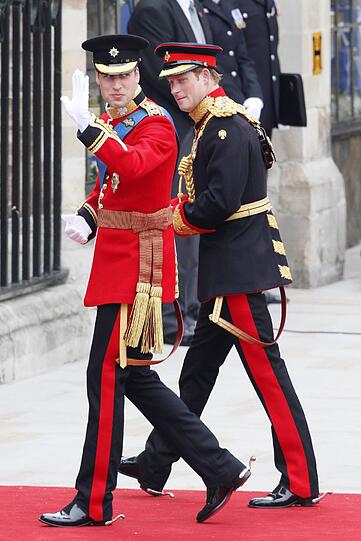 2011: Bei der Hochzeit von Kate und William war Harry Trauzeuge.