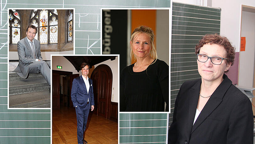 Thomas Böhle, Alexander Dietrich, Dorothee Schiwiy und Beatrix Zurek - sie sind die neuen Stadminister.