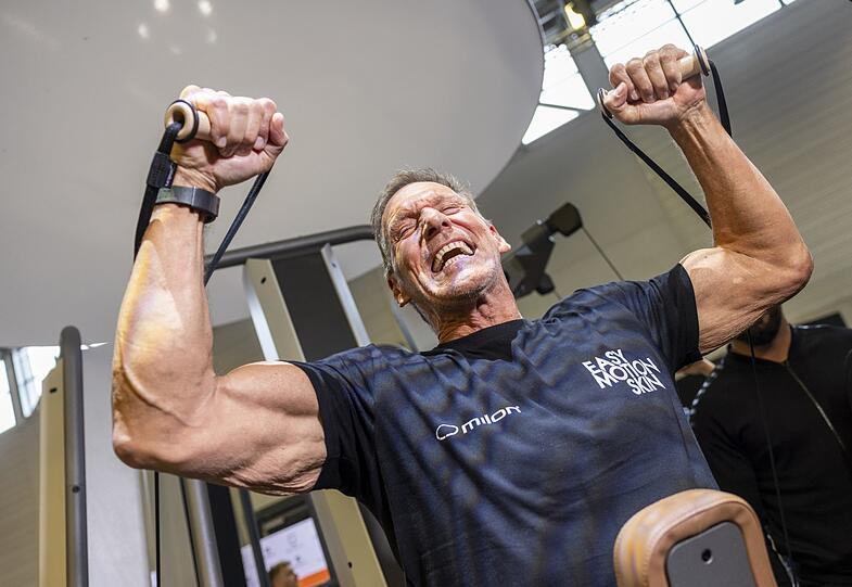 "Training macht Spaß": Schauspieler Ralf Moeller sportelt fünf Mal die Woche - und bewegt sich auch sonst viel.